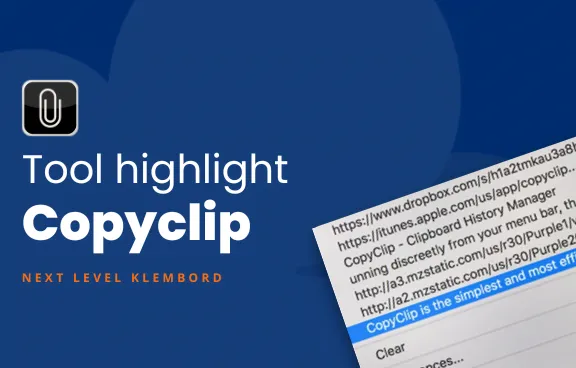 Tool highlight CopyClip