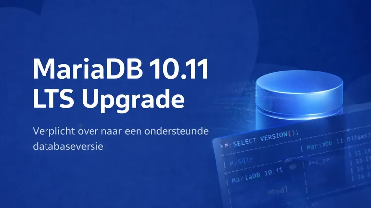 MariaDB 10.11 LTS database-upgrade icoon