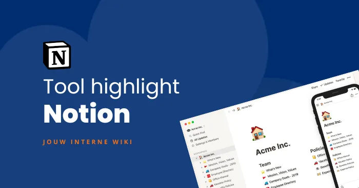 Tool highlight Notion