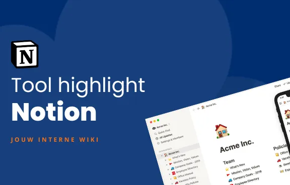 Tool highlight Notion