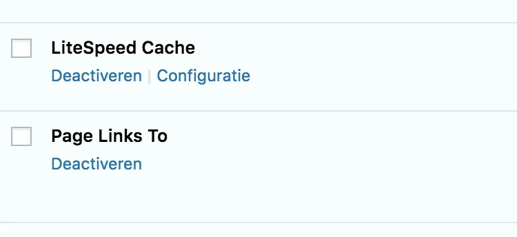 Screenshot from LiteSpeed Cache and Page Links to